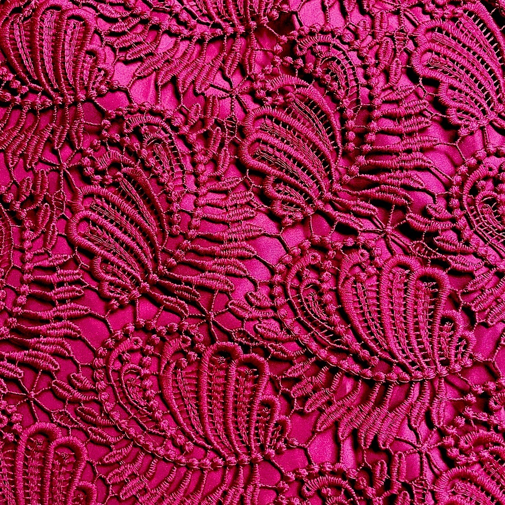 Red lace skirt - LOFT